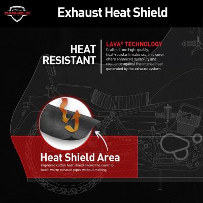 Dashield Ultimum Series Motorcycle Cover for Bourget Protrak Streetsweeper 2002