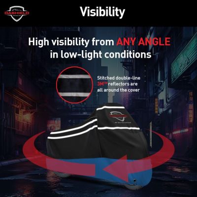 Dashield Ultimum Series Motorcycle Cover for Bourget Python 230 Billet Chopper 2003