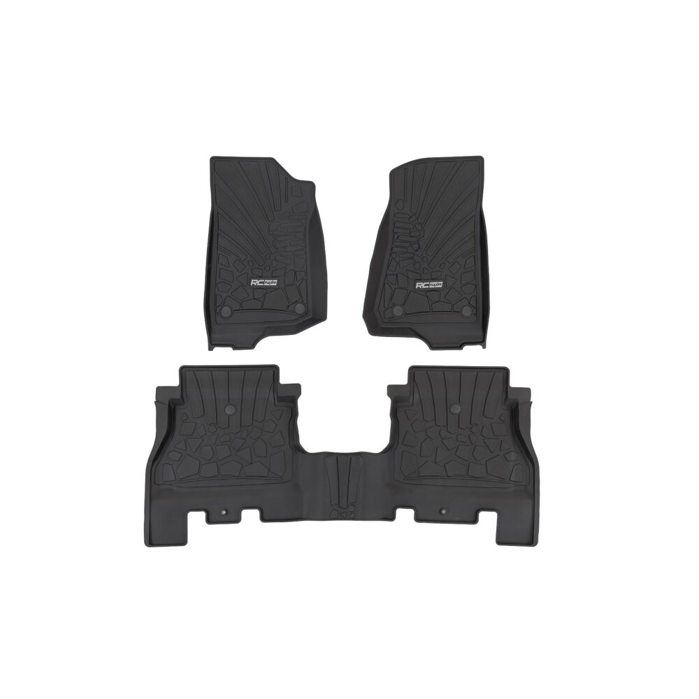 DaShield Flex Fit Floor Mats for Jeep Wrangler Unlimited