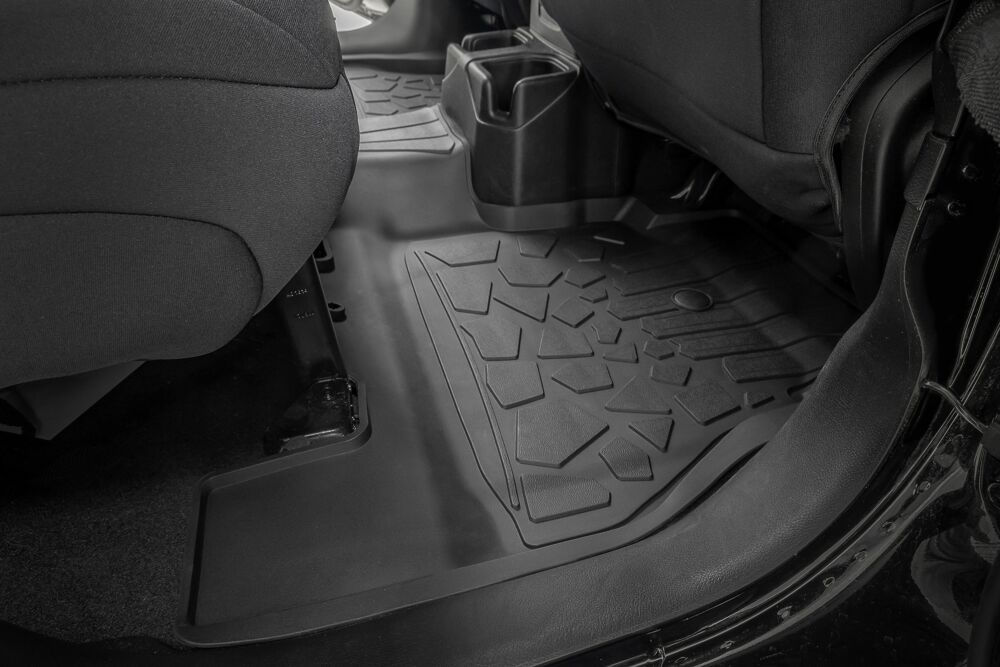 DaShield Flex Fit Floor Mats for Jeep Wrangler Unlimited