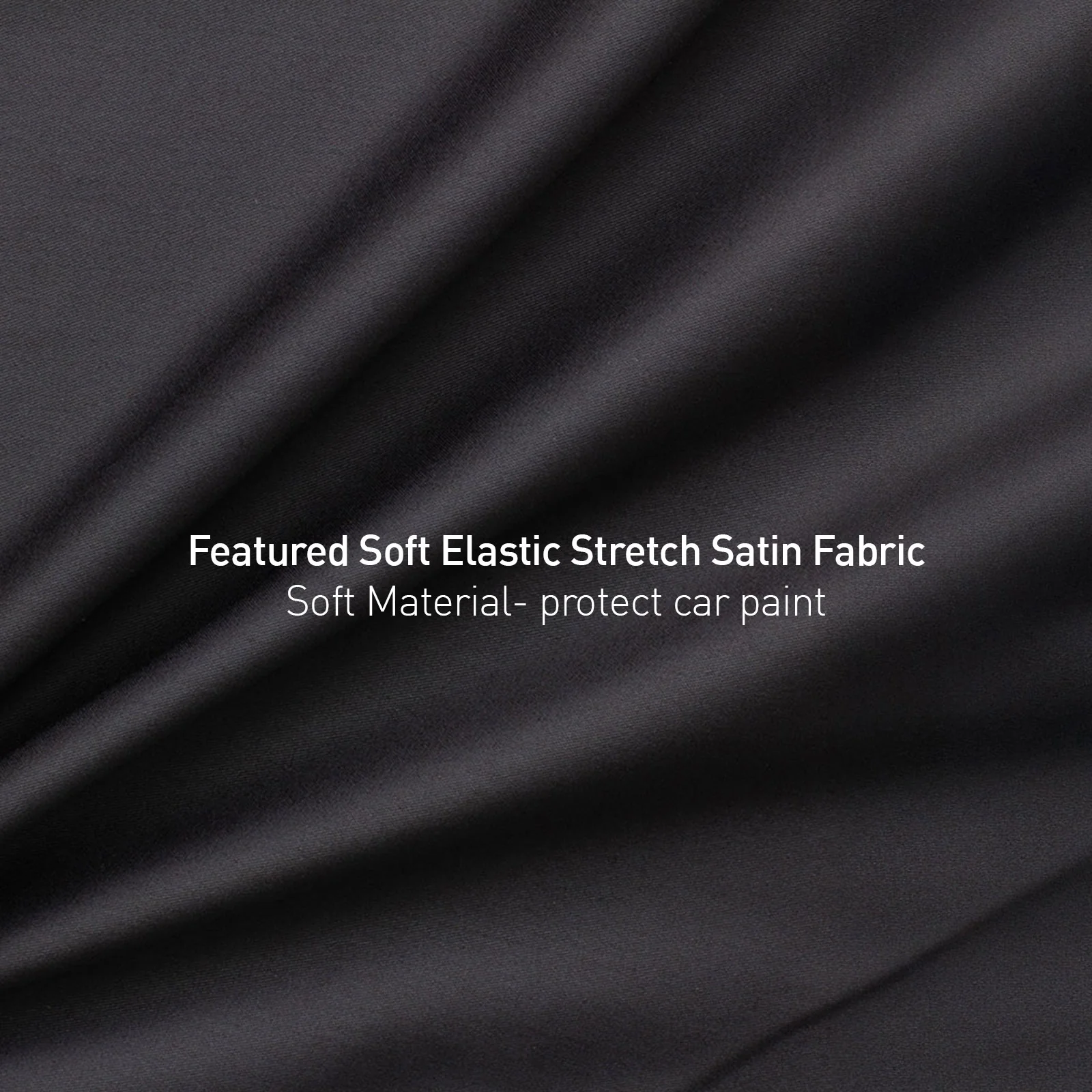 Macro of the soft elastic stretch satin fabric