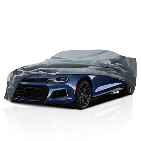 Sewn-in mirror pocket on the WeatherTec HD cover for the Chevrolet Camaro 2027 Convertible 2-Door