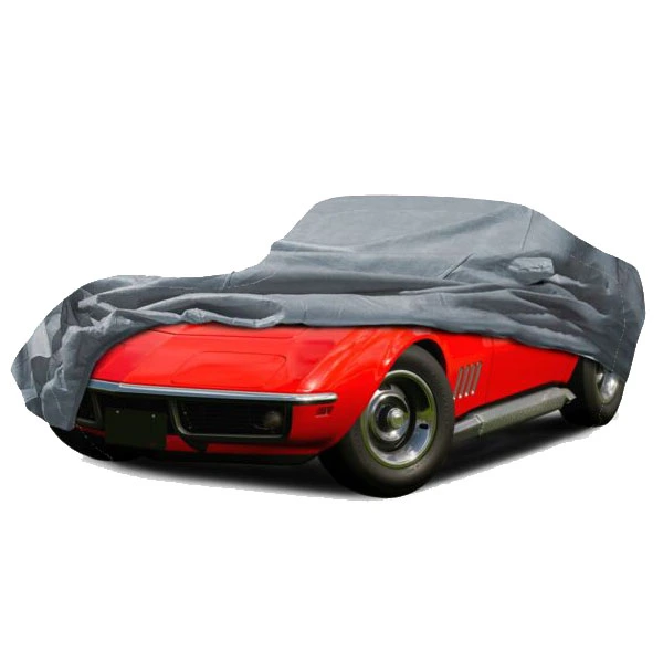 Sewn-in mirror pocket on the WeatherTec UHD cover for the Chevrolet Corvette Stingray 2027