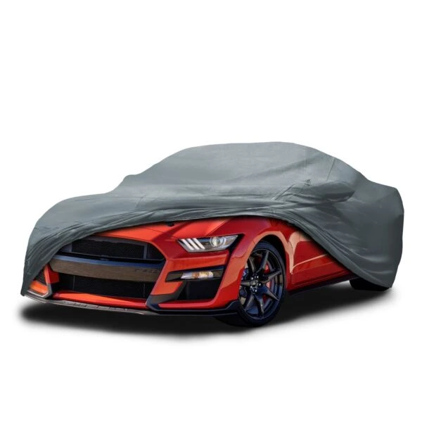 Sewn-in mirror pocket on the WeatherTec HD cover for the Ford Mustang GT 2021