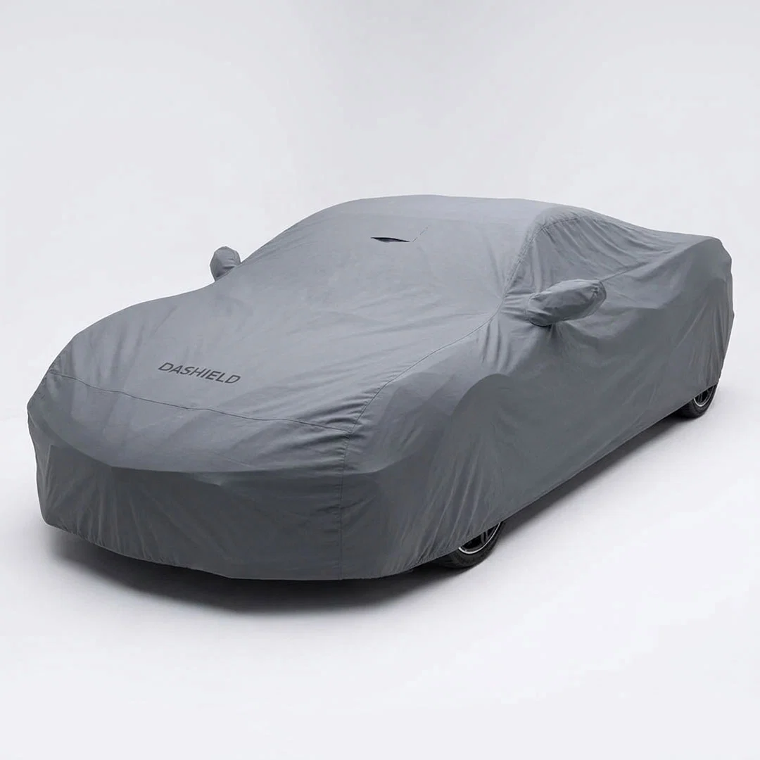 Sewn-in mirror pocket on the DaShield Ultimum cover for the Chevrolet Corvette Stingray 2027