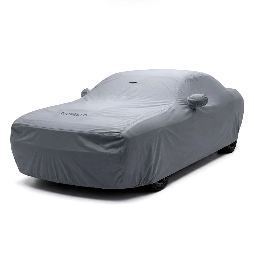 Sewn-in mirror pocket on the DaShield Ultimum cover for the Dodge Challenger 2027 Coupe 2-Door