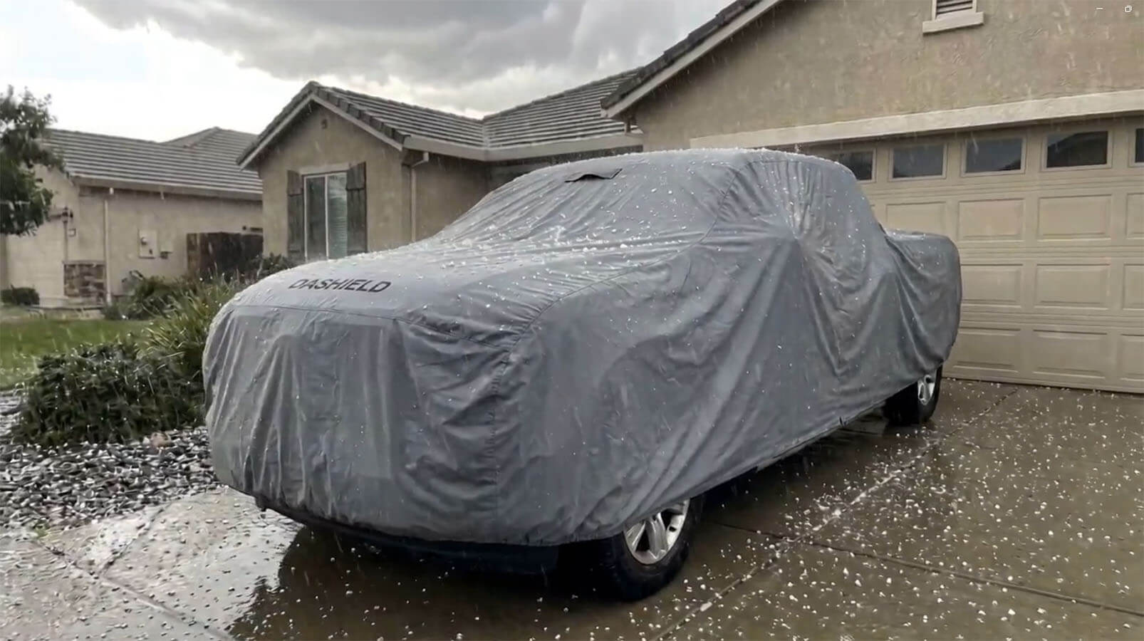 Ford F-150 parked outdoors under a custom-fit USCarCover all-weather truck cover