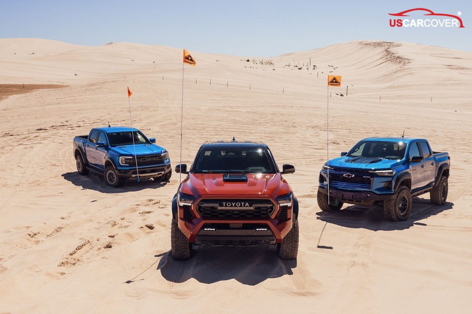Ford F-150 Raptor vs Toyota Tacoma and Chevrolet Silverado 3500: Expert Review and Comparison
