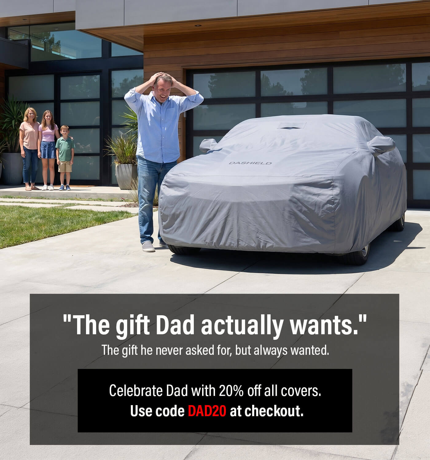 Father's Day Special Promotion UsCarCover - Mobile Banner