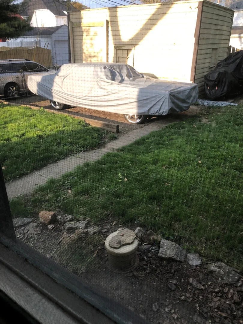 Customer photo: 1969 Lincoln Mark III covered outdoors