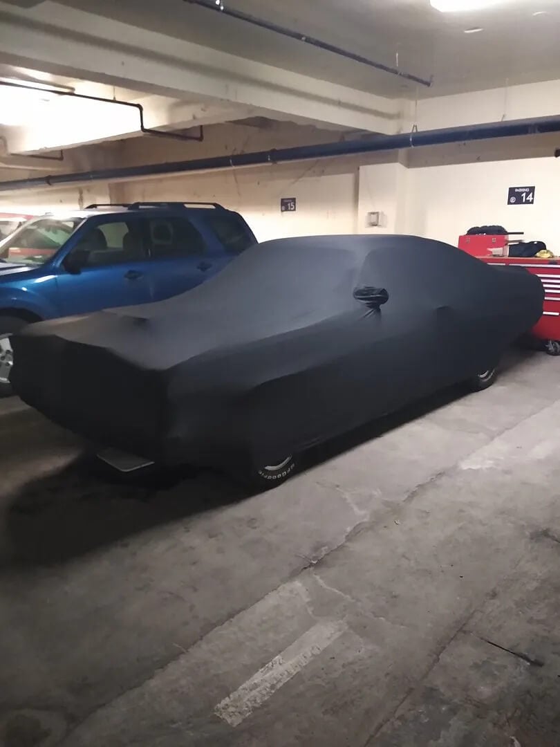 Customer photo: 1973 Plymouth Duster fitted with an XL cover