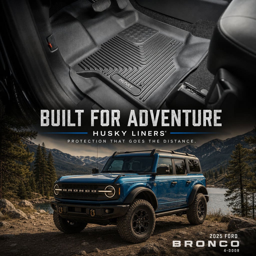 Husky Liners X-Act Contour floor mats for Ford Bronco