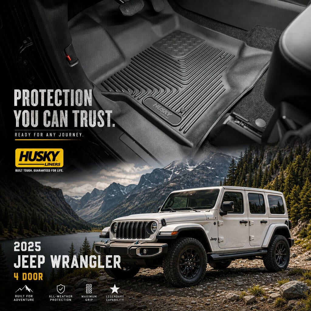 Husky Liners X-Act Contour floor mats for Jeep Wrangler JL