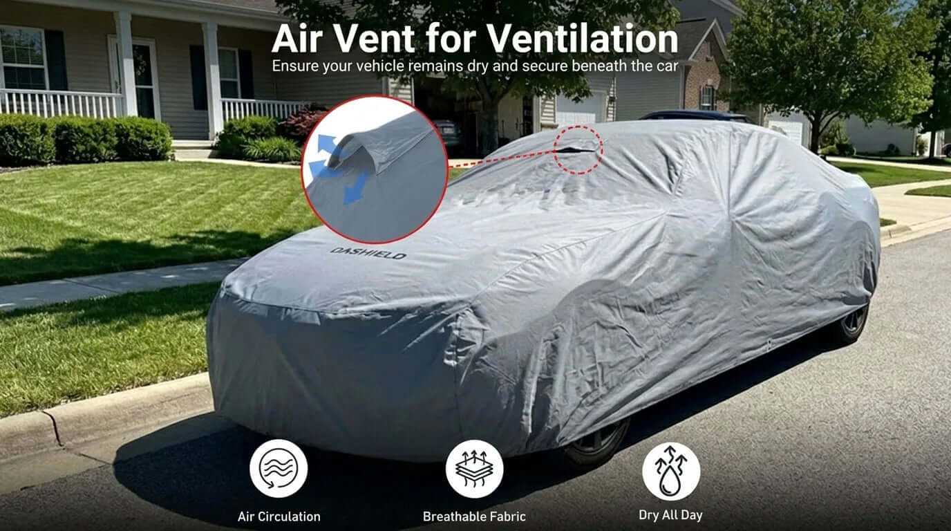 DaShield Ultimum air vent ventilation system — air circulation, breathable, dry all day